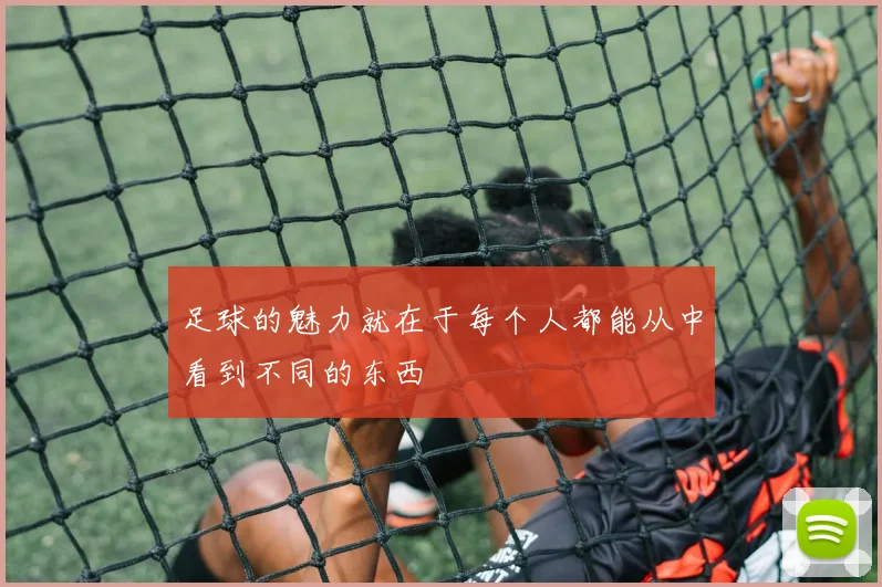 足球的魅力就在于每个人都能从中看到不同的东西