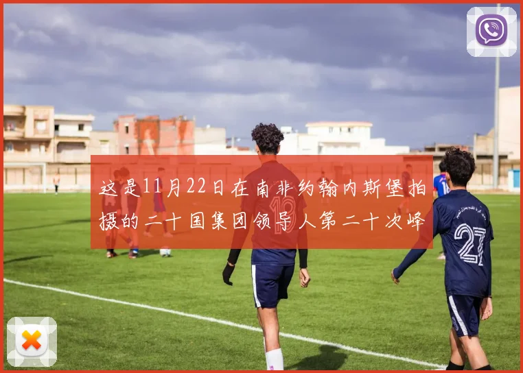 这是11月22日在南非约翰内斯堡拍摄的二十国集团领导人第二十次峰会标识